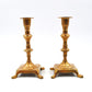 Antike dänische Jugendstil Design Messing Kerzenhalter 1920’s dänisches Skønvirke Design Handarbeit - skandinavisches Art Nouveau Design