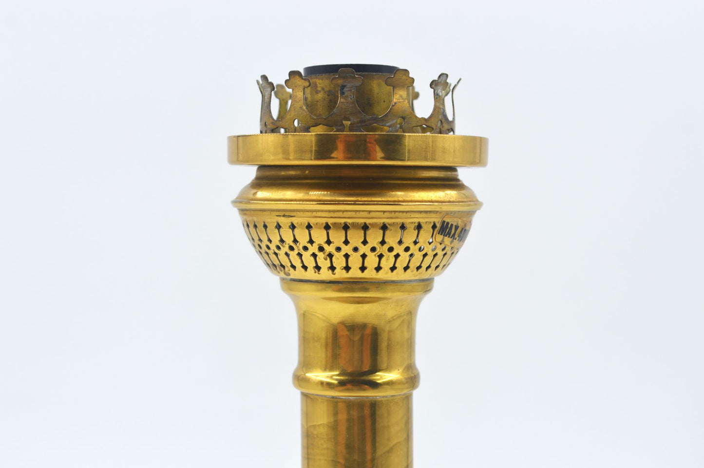 Mid-Century Modern dänische Design Tischlampe mit Glasschirm 1960s maritime handgearbeitete dänische Vintage Lampe Danish Modern Designklassiker