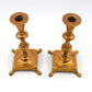 Antike dänische Jugendstil Design Messing Kerzenhalter 1920’s dänisches Skønvirke Design Handarbeit - skandinavisches Art Nouveau Design