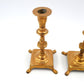 Antike dänische Jugendstil Design Messing Kerzenhalter 1920’s dänisches Skønvirke Design Handarbeit - skandinavisches Art Nouveau Design