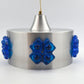 Vintage Vitrika wall lamp 1970s Space Age Danish design