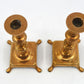 Antike dänische Jugendstil Design Messing Kerzenhalter 1920’s dänisches Skønvirke Design Handarbeit - skandinavisches Art Nouveau Design