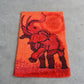 Vintage Ege Rya Danmark Elephant Teppich 1970s Pop-Art Design Denmark Scandinavian Folklore Carpets – dänischer Vintage Design Teppich