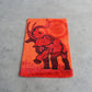 Vintage Ege Rya Danmark Elephant Teppich 1970s Pop-Art Design Denmark Scandinavian Folklore Carpets – dänischer Vintage Design Teppich