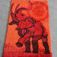 Vintage Ege Rya Danmark Elephant Teppich 1970s Pop-Art Design Denmark Scandinavian Folklore Carpets – dänischer Vintage Design Teppich