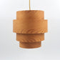 Original Hans Agne Jakobsson Markaryd Design Hängelampe 1960s Schwedischer Design Designklassiker aus Kiefernholz – skandinavisches MCM Design