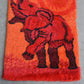 Vintage Ege Rya Danmark Elephant Teppich 1970s Pop-Art Design Denmark Scandinavian Folklore Carpets – dänischer Vintage Design Teppich