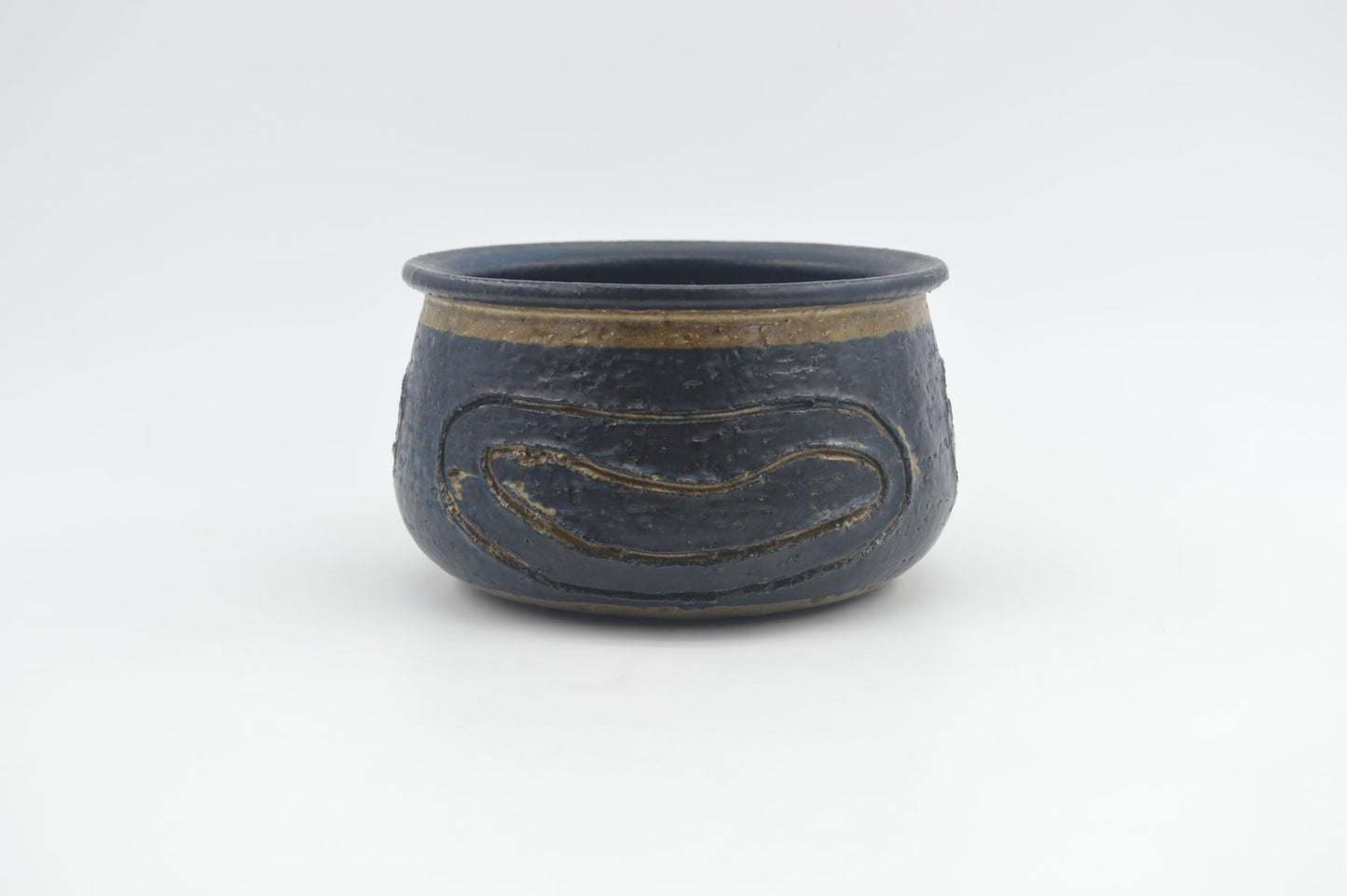 Mid-Century Birthe Sahl Halvrimmen Dänemark Studiokeramik Schale 1970s Danish Modern Design - zeitgenössische dänische Moderne Kunstkeramik Unikat