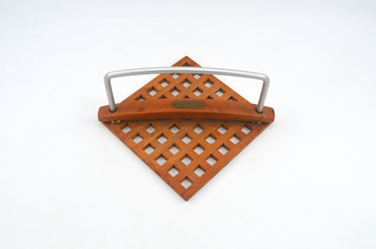 Mid-Century Trip Trap Danmark Teakholz Serviettenhalter 1970s Danish Modern Design – dänisches Vintage Design