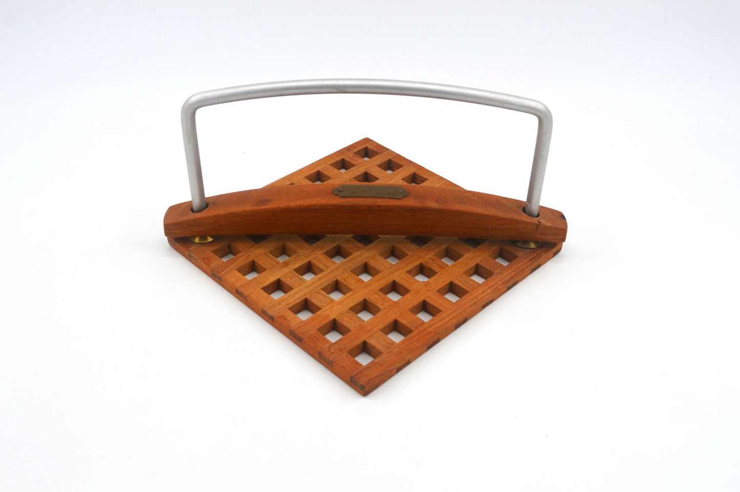 Mid-Century Trip Trap Danmark Teakholz Serviettenhalter 1970s Danish Modern Design – dänisches Vintage Design