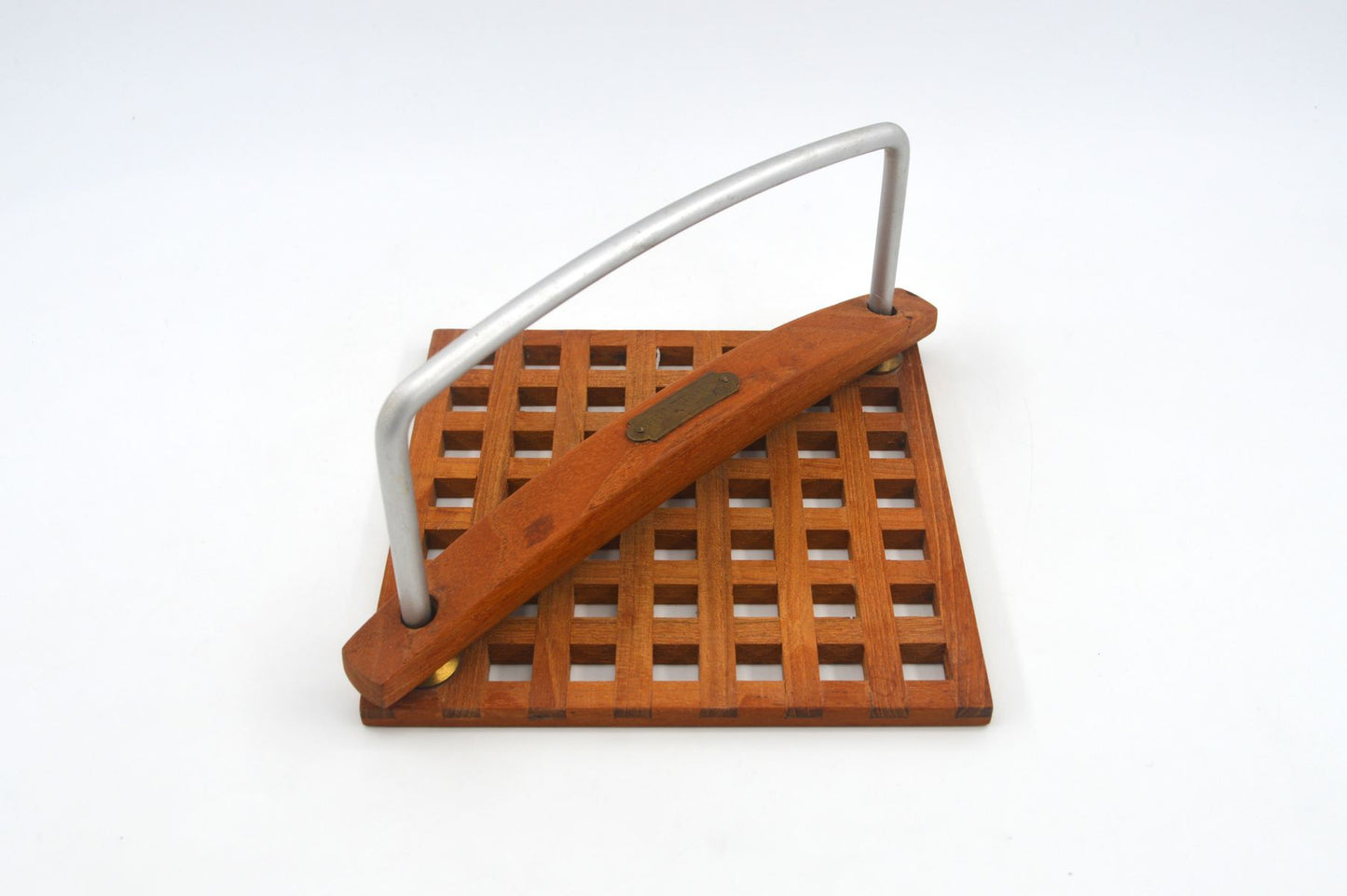 Mid-Century Trip Trap Danmark Teakholz Serviettenhalter 1970s Danish Modern Design – dänisches Vintage Design