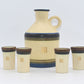 Mid-Century Okela Stoneware Denmark Likörset 1960s Danish Design