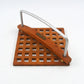 Mid-Century Trip Trap Danmark Teakholz Serviettenhalter 1970s Danish Modern Design – dänisches Vintage Design