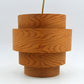 Original Hans Agne Jakobsson Markaryd Design Hängelampe 1960s Schwedischer Design Designklassiker aus Kiefernholz – skandinavisches MCM Design