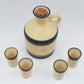 Mid-Century Okela Stoneware Denmark Likörset 1960s Danish Design