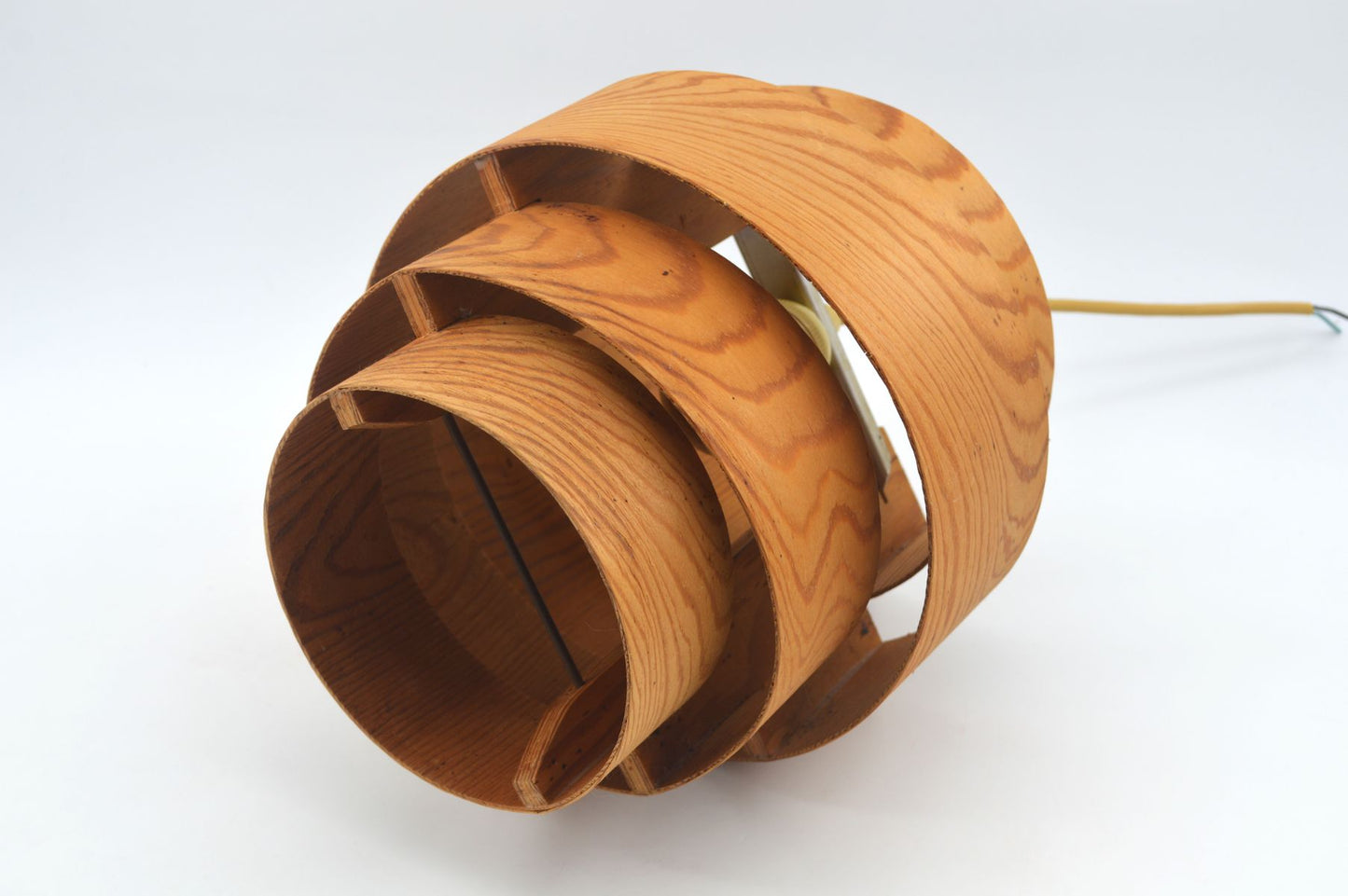 Original Hans Agne Jakobsson Markaryd Design Hängelampe 1960s Schwedischer Design Designklassiker aus Kiefernholz – skandinavisches MCM Design