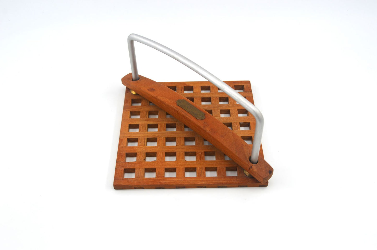 Mid-Century Trip Trap Danmark Teakholz Serviettenhalter 1970s Danish Modern Design – dänisches Vintage Design