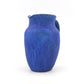 Mid-Century Unikat Hans Berber-Credner Studiokeramik Vase 1960s Blue Fat-Lava Design