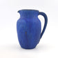Mid-Century Unikat Hans Berber-Credner Studiokeramik Vase 1960s Blue Fat-Lava Design