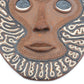Mid-Century Modern Aase Løkken Studiokeramik Wandbild Wandskulptur 1980s African Design zeitgenössische dänische Kunstkeramik MCM Art