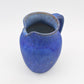 Mid-Century Unikat Hans Berber-Credner Studiokeramik Vase 1960s Blue Fat-Lava Design