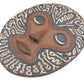Mid-Century Modern Aase Løkken Studiokeramik Wandbild Wandskulptur 1980s African Design zeitgenössische dänische Kunstkeramik MCM Art