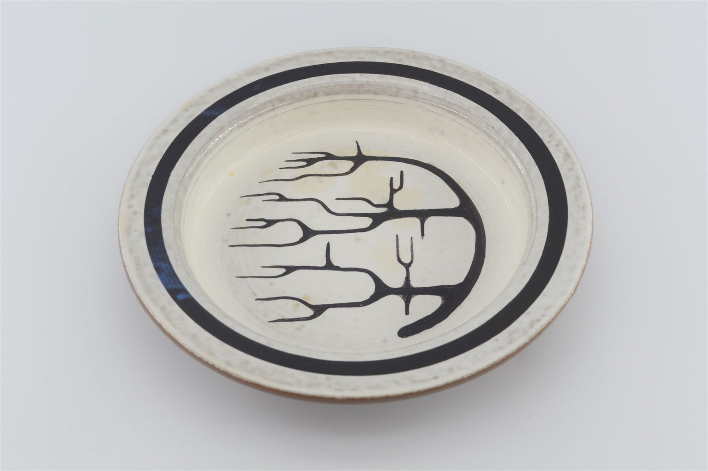 Mid-Century Allan Hytholm Dänemark Schale Studiokeramik 1970s Dänische Moderne Kunstkeramik Contemporary Art