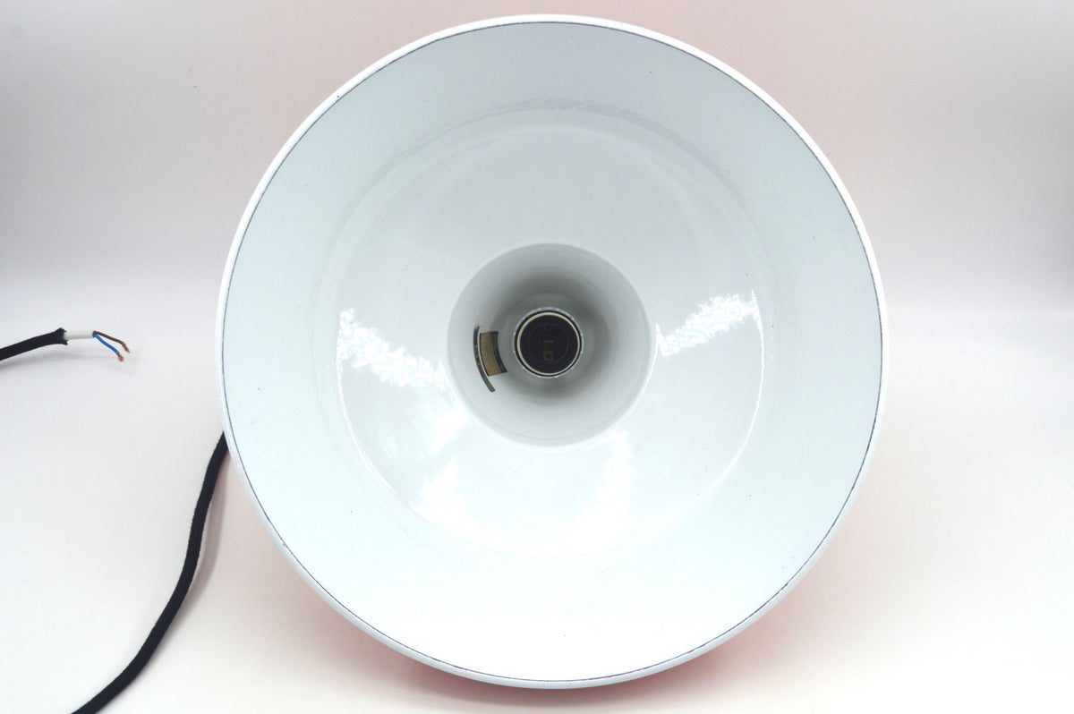 Louis Poulsen 19540 Axel Wedel Madsen Design dänische Mid-Century Industrie Design Pendellampe – 1960s Rot emaillierte Vintage Design Werkstattlampe