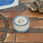Vintage ceramic jewelry box / pill box Mid-Century handmade
