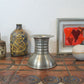 Mid-Century Skanderborg Zinn Kerzenhalter 1960s Brutalismus Danish Design