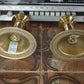 Mid-Century Aedel Malm Denmark Messing Kerzenhalter 1980s Danish Design