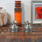Mid-Century Groenlandica Norway Tinn Pewter 1960s Pewter Candle Holder