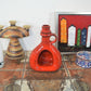 Vintage Popart WGP Keramik Kerzenhalter 1960s Space Age Design Fat-Lava Glasur