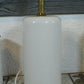 Lyskilde Dänemark Opalglas Lampe Midcentury 1970s Danish Design