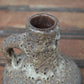 Mid-Century Graue Fat-Lava Keramik Vase 1960s Design WGP