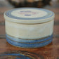 Vintage ceramic jewelry box / pill box Mid-Century handmade