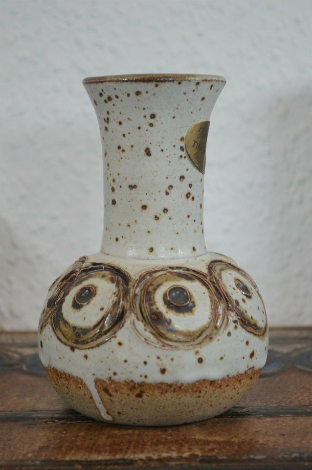 Tingkeramik Følle Kunst Keramik Vase Danmark 1970'erne Dansk Design