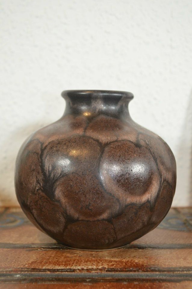 WGP Ruscha Art Keramikvase 318-1 1960er Jahre Fat Lava/ Popart