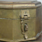 Antique brass jewelry box handmade metal art Denmark