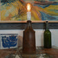 Große Erik Askholm Studiokeramik Dänemark Lampe 1960s Brutalist Design
