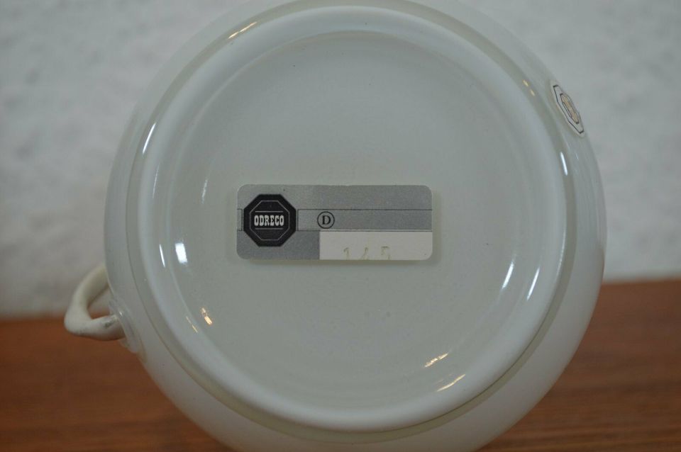 Odreco Dansk Glas Design 1980s Opalglas Lampe Glaskunst Dänemark