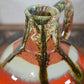 Vintage 1960s Keramik Vase Fat Lava Design WGP Pop-Art Laufglasur
