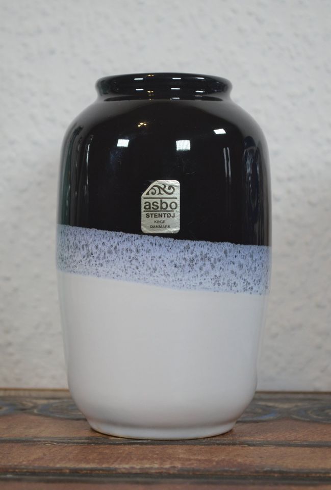 Asbo Stentoj Koge Dänemark Vase 1970er Jahre Danish Design
