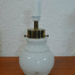 Odreco Dansk Glas Design 1980s Opalglas Lampe Glaskunst Dänemark