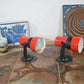 Nordlux Pop-Art Wandlampen 1970er Jahre Space Age Danish Design