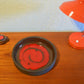 Lehmann Keramik Denmark Schale Design Erik Ebeltoft 1960s Fat-Lava Design Pop-Art