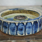 Jette Hellerøe 1970s design candle holder studio ceramics Denmark to teak