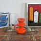 Vintage Popart Keramik Kerzenhalter 70s Space Age Design Fat Lava