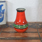 Vintage Jasba Keramik Vase N606 1960s Pop-Art Retro Design Fat Lava