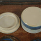 Vintage ceramic jewelry box / pill box Mid-Century handmade